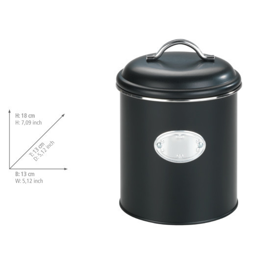 Voorraadpot Nero 1,6 liter