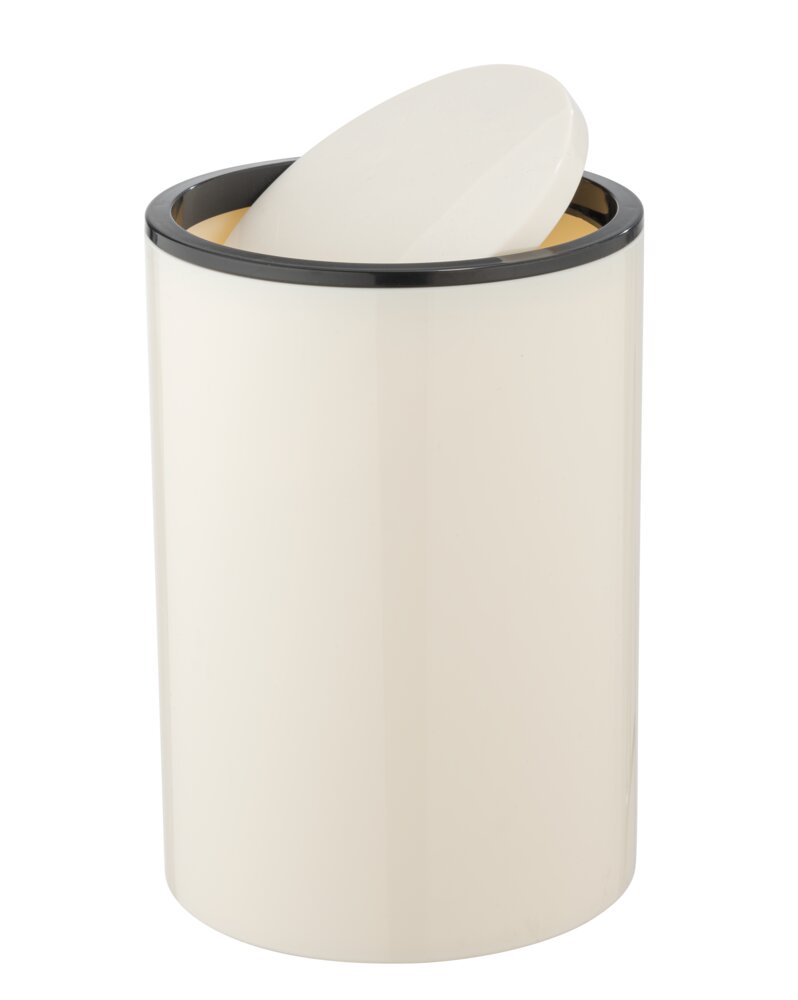 Schwingdeckeleimer Mod. Inca  5 Liter, Badezimmer Mülleimer