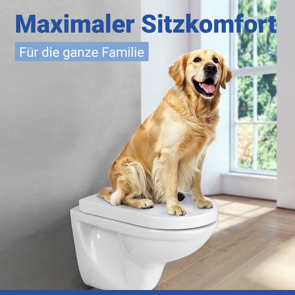 Toiletbril Mod. Palma Wit