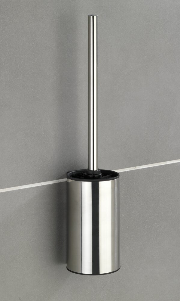 Turbo-Loc® brosse WC mural Detroit  acier inox, fixer sans percer