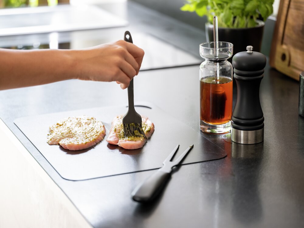 Silikonpinsel Mod. Pini  zum Einstreichen von Lebensmitteln