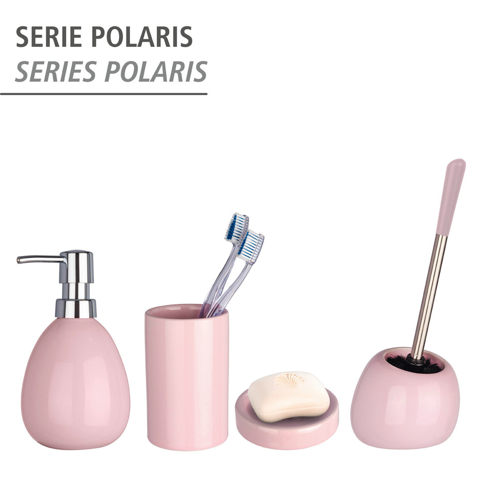 Zahnputzbecher Mod. Polaris Pastel Rose  Keramik