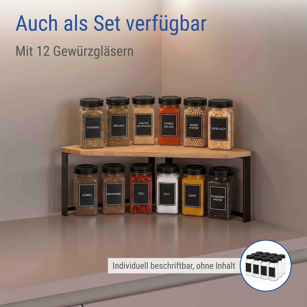 Küchen-Eckregal Mod. Lou  1 Ablage