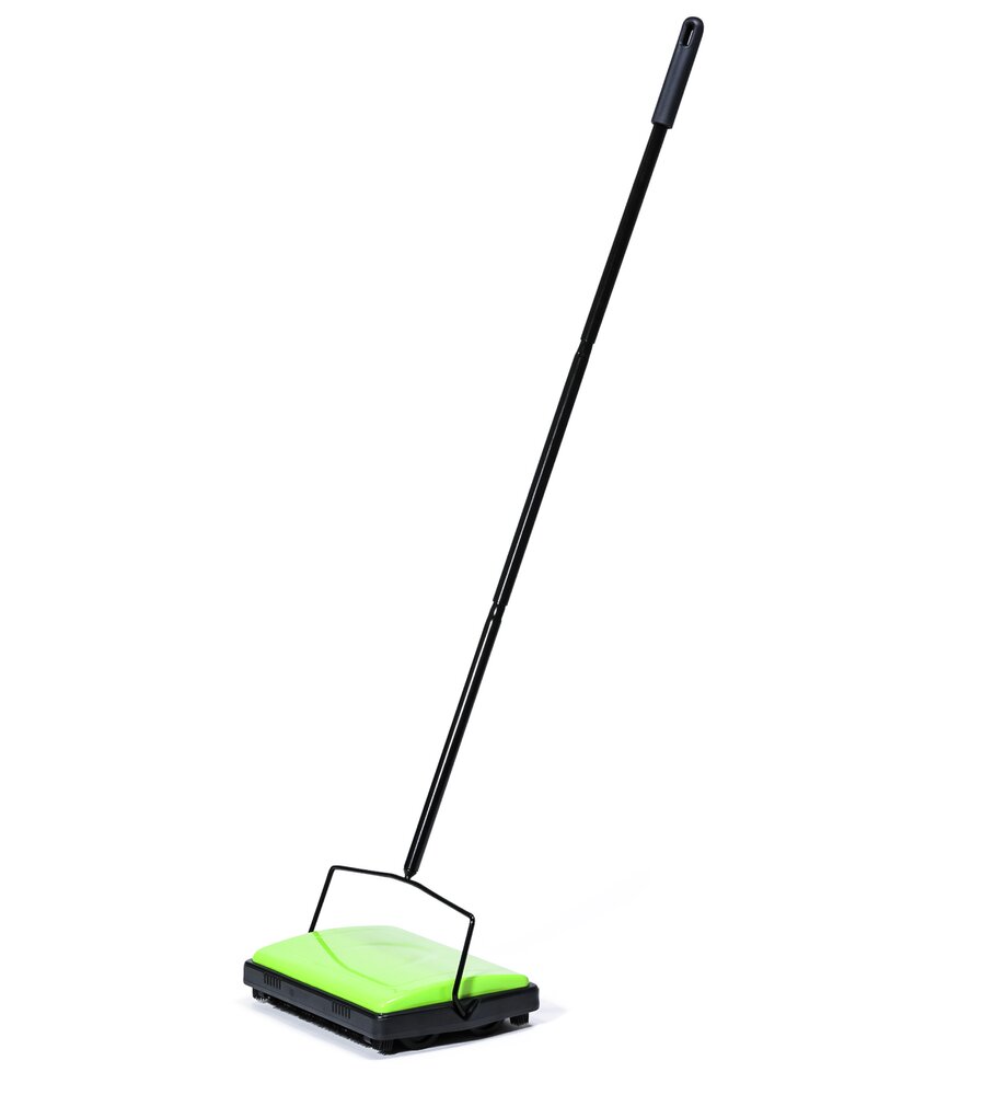 Teppichkehrer Grün  stromloser Betrieb