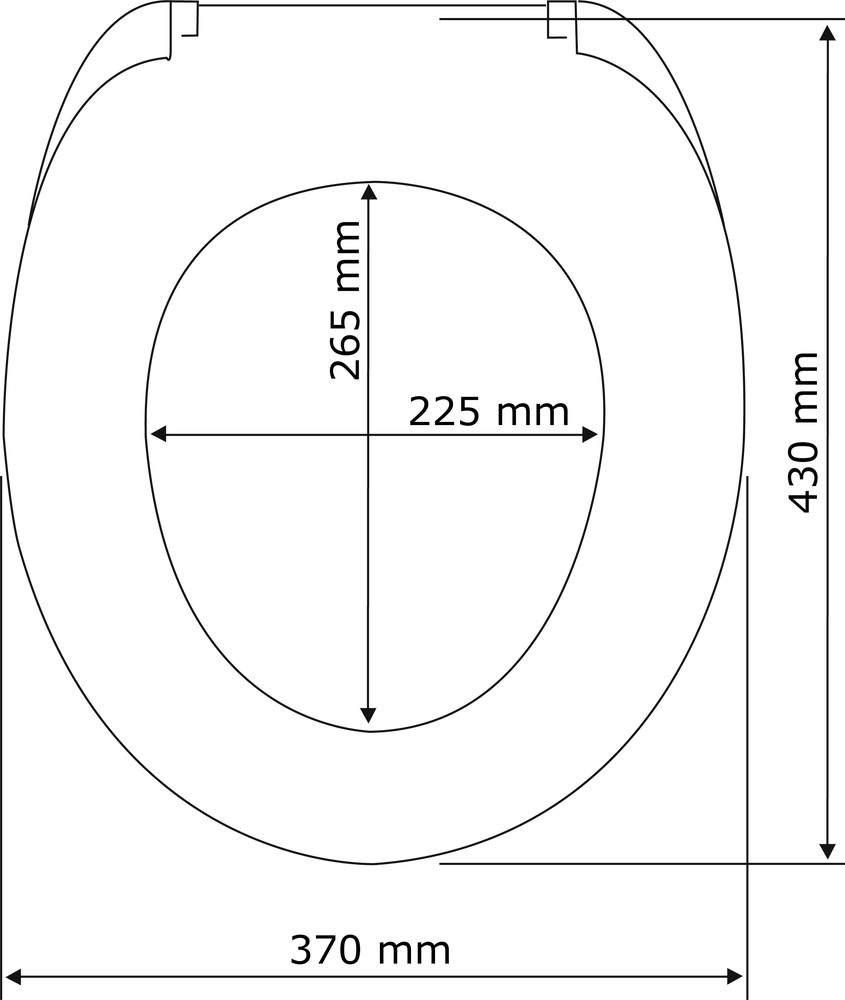 WC-Sitz Mod. Eiche Grau  mit Absenkautomatik