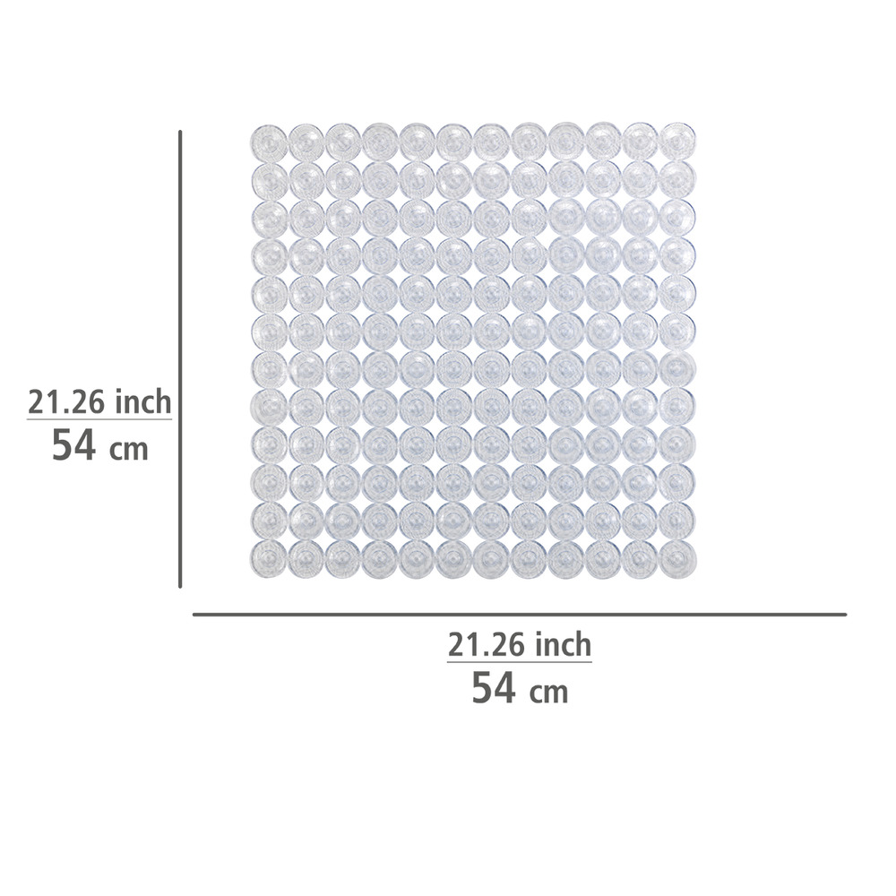 Duscheinlage Mod. Belem Transparent  54 x 54 cm