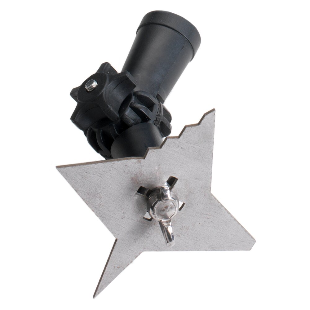 Voegenkrabber met 4 tanden en telescopische handgreep