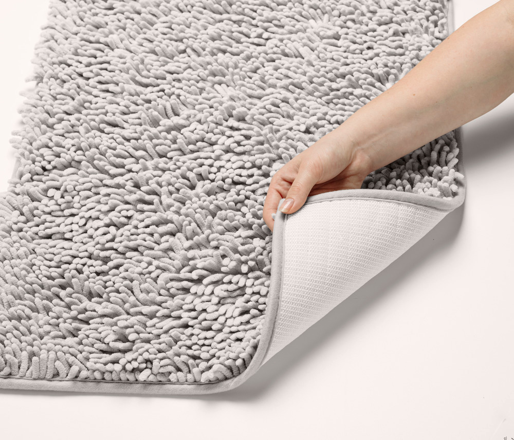 Badematte Chenille Light Grey  50 x 80 cm