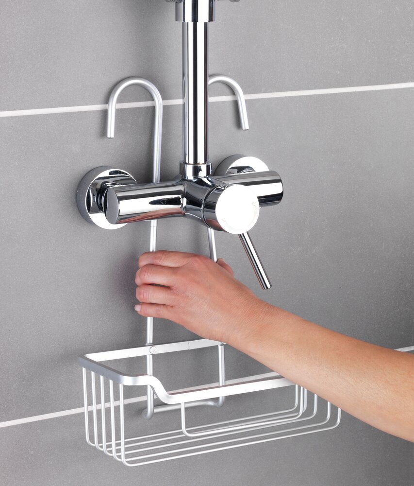 Étagère de douche Milo Aluminium   Fixation sans perçage