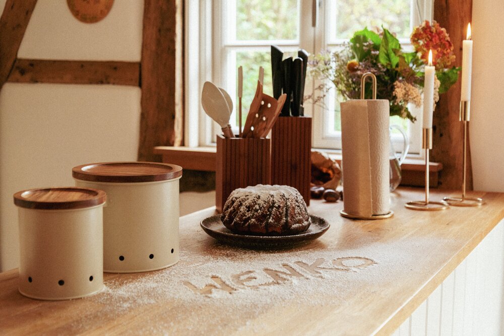 Aufbewahrungsdosen Mod. Aria, 1,6 L, 2er Set  aus pulverbeschichtetem Metall