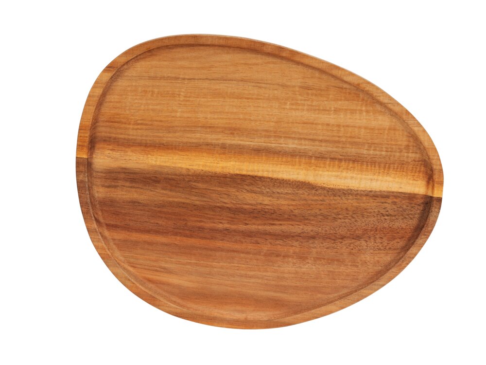Tablett Mod. ABEBA, akazienholz, natur, FSC, 26x2x20,5 cm  ideal zum Vorbereiten von Speisen