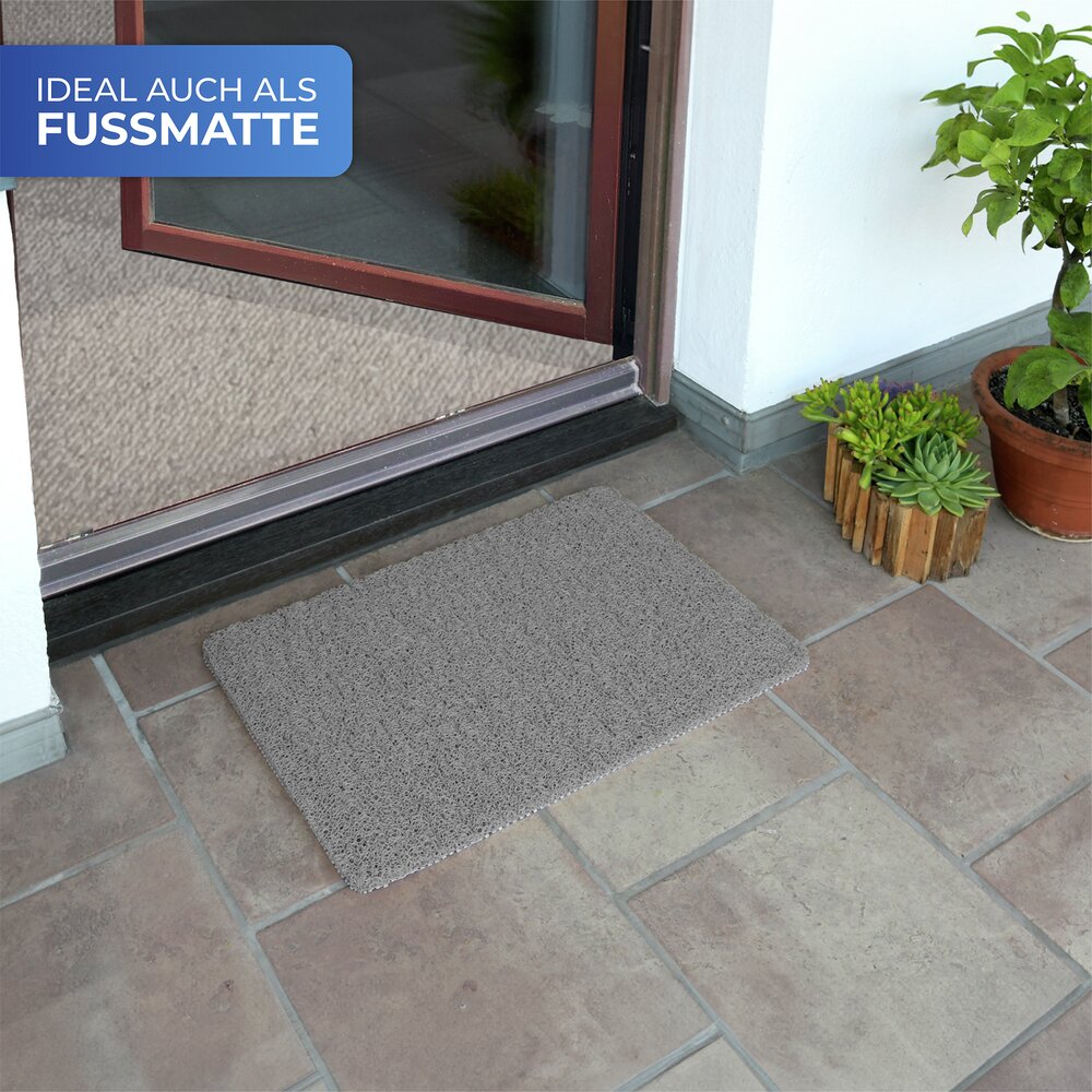 Wellness Duschmatte, Grau  schnelltrocknend