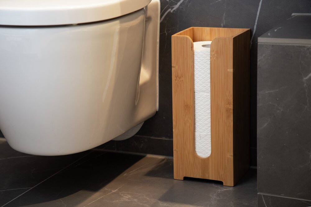 Porte-rouleau de papier toilette Mod. Bambusa  en bambou
