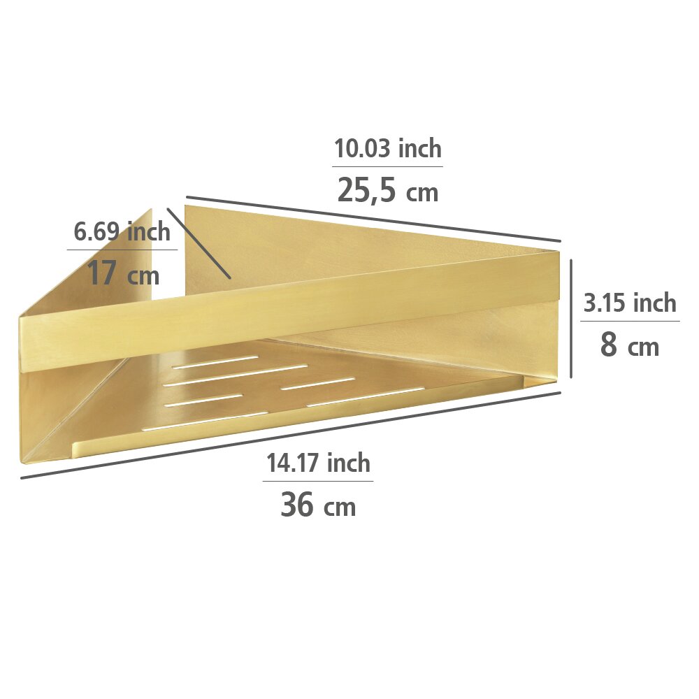 Turbo-Loc® hoekplank Genova Gold Matt