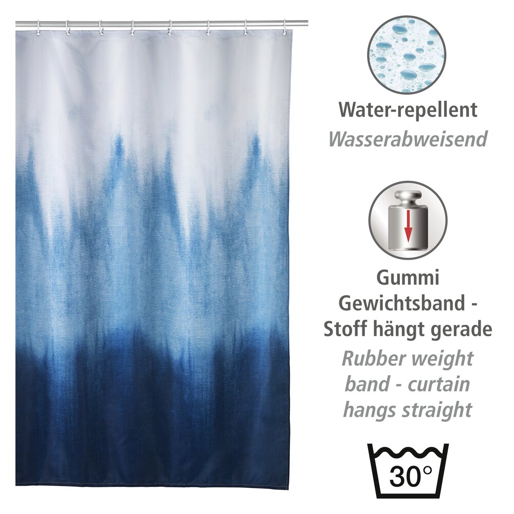 Duschvorhang Mod. Alara  180 x 200 cm, Textil (100 % Polyester)