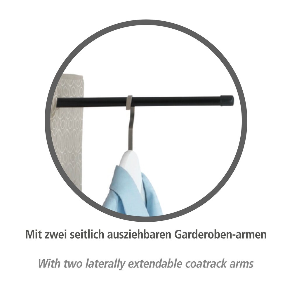 Armoire-penderie Balance avec roulettes  avec fermeture éclair