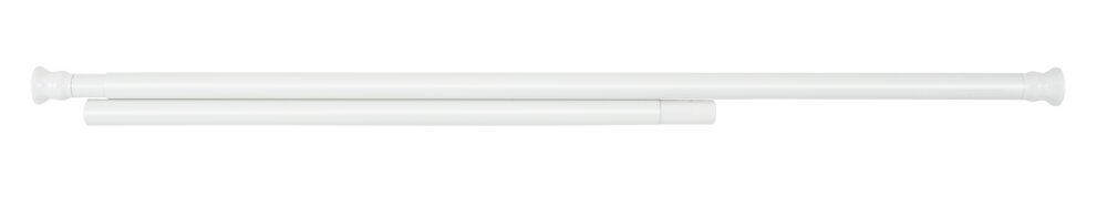 Telescopische douchestang extra sterk wit 110 - 245 cm