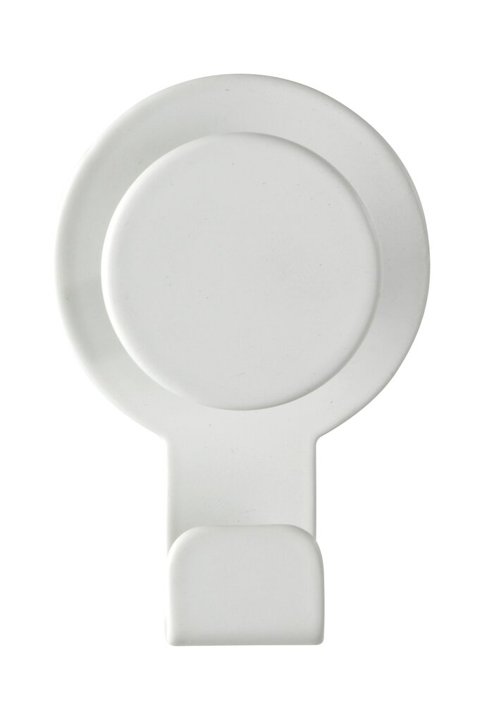 Crochet mural Blandas Blanc mat  acier inox