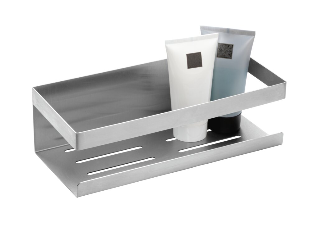 Wandablage Mod. MELETO Matt  aus Edelstahl