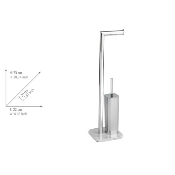 Stand WC-Garnitur Mod. Onyx  Marmor