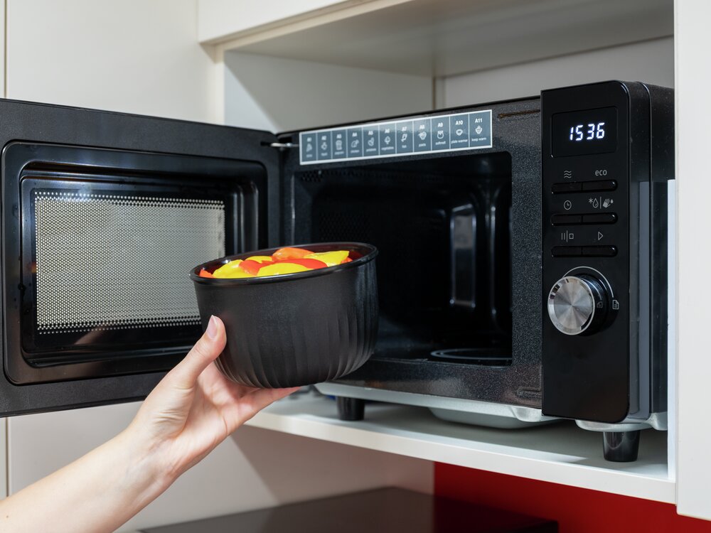 Boîte de conservation alimentaire Mod. Bowie, 4 pièces  convient pour réfrigérateur, congélateur & micro-ondes