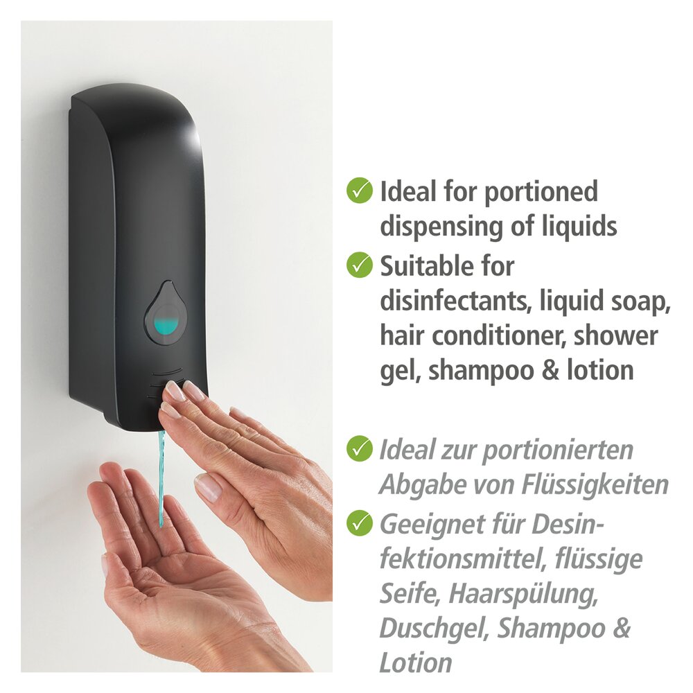 Desinfecterende dispenser Ranera S Zwart