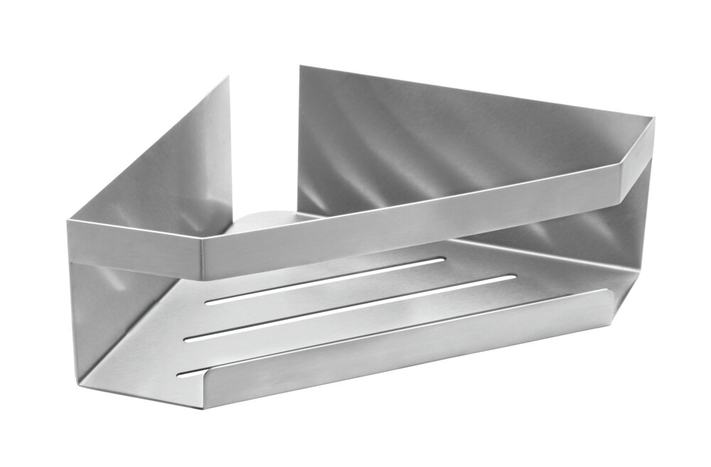 Eckablage Mod. MELETO Matt  aus Edelstahl
