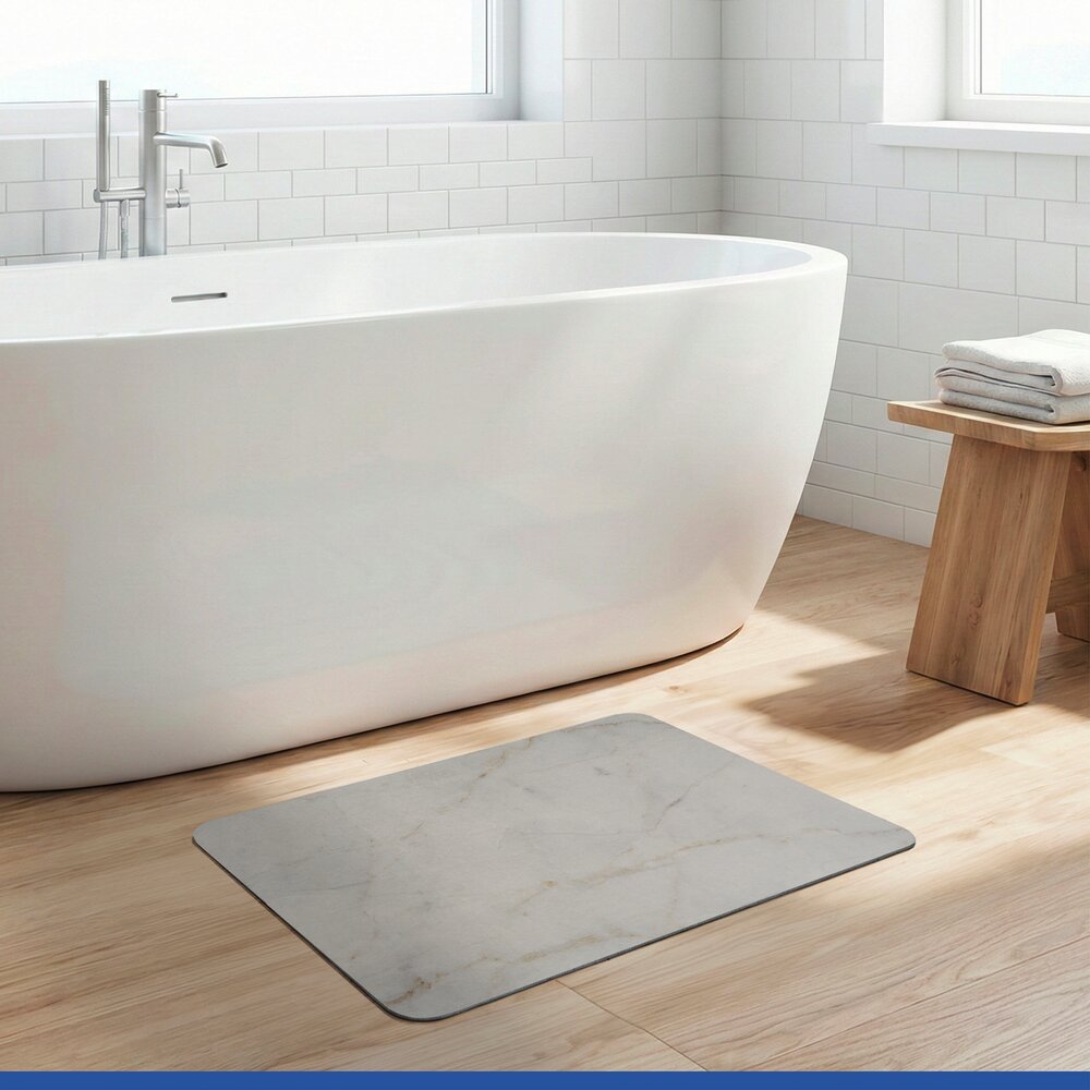 Diatomiet badmat Mod. Itamos, 60 x 39 cm