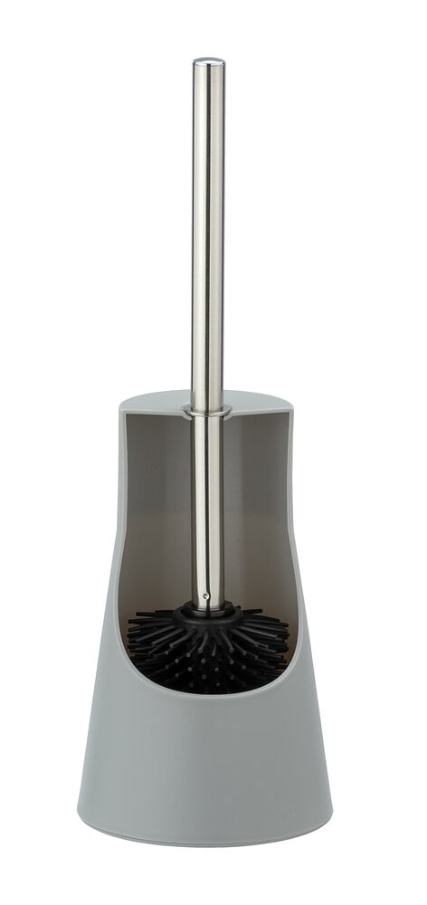 WC-Garnitur Mod. Arese Grau WC-Bürstenhalter mit Silikon-Bürstenkopf