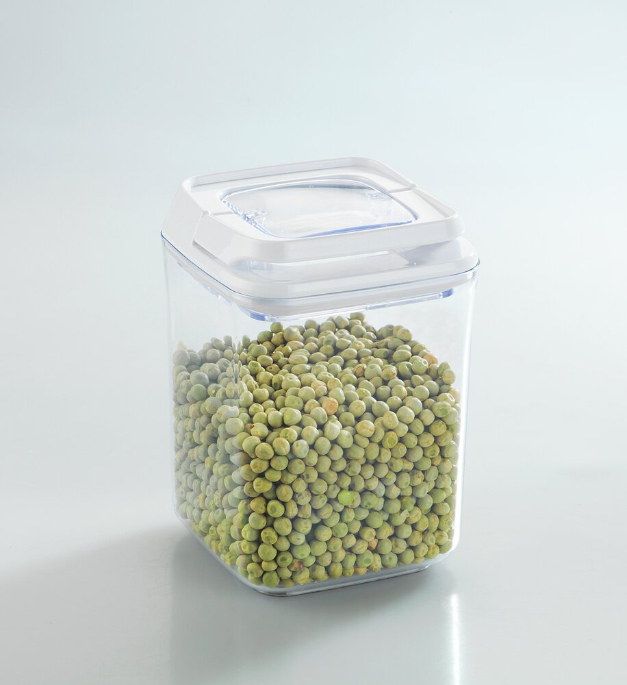 Aufbewahrungsdose Mod. Turin 0,9 l  stapelbare Vorratsdose mit Sichtfenster