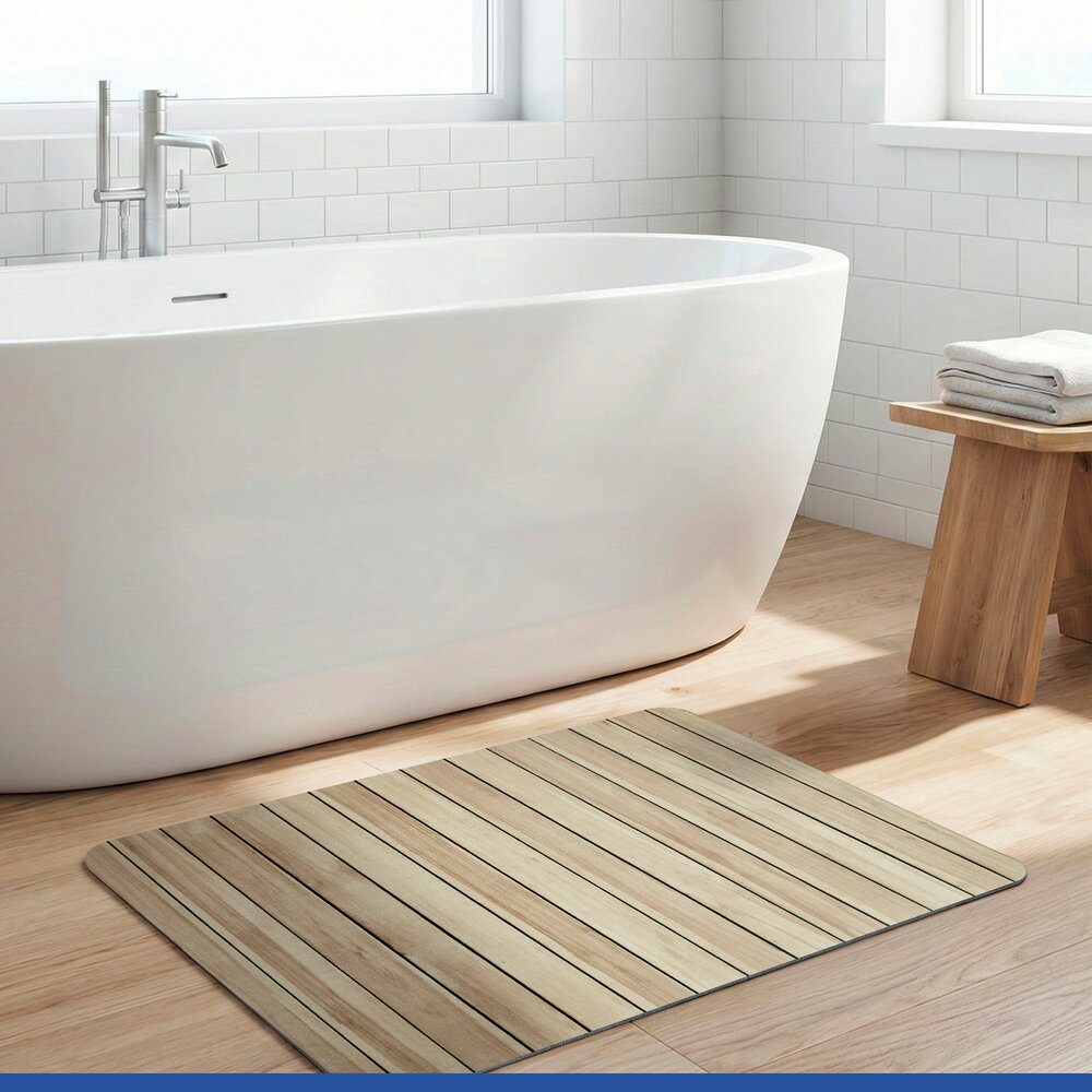 Diatomiet badmat Mod. Lepiana, 80 x 50 cm