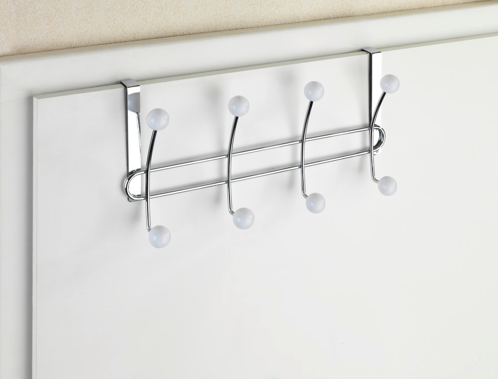 Türgarderobe Lissa  6 Haken, für Türfalzstärken bis 2 cm