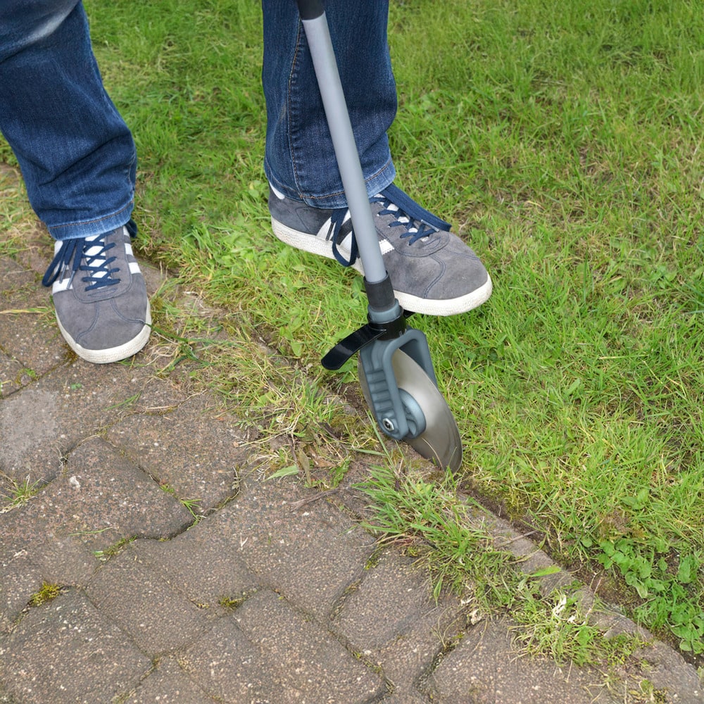 Rasenkanten-Roller Mod. Cut mit Teleskopstiel  ausziehbar von 56 bis 122 cm