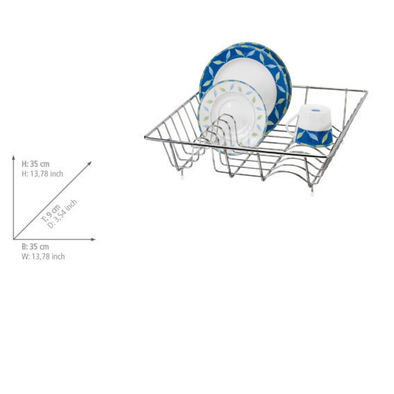 Égouttoir panier vaisselle  34 x 11 x 36 cm