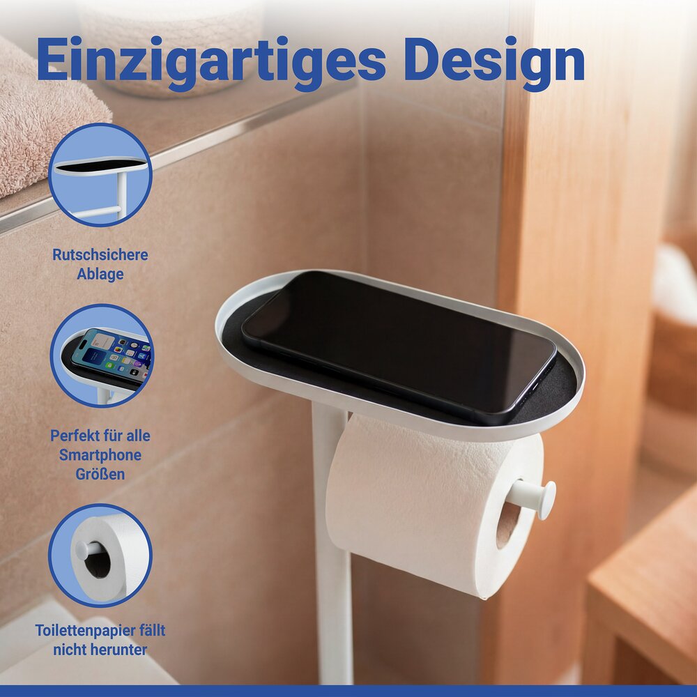 Combiné WC Mod. Albella Blanc  avec tablette de rangement pratique