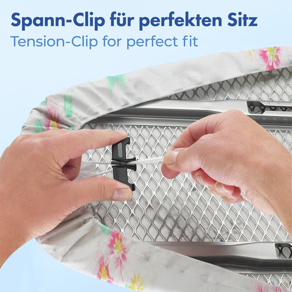 Blitzbügler-Bügeltischbezug Mod. Blütenpracht  128 x 54 cm