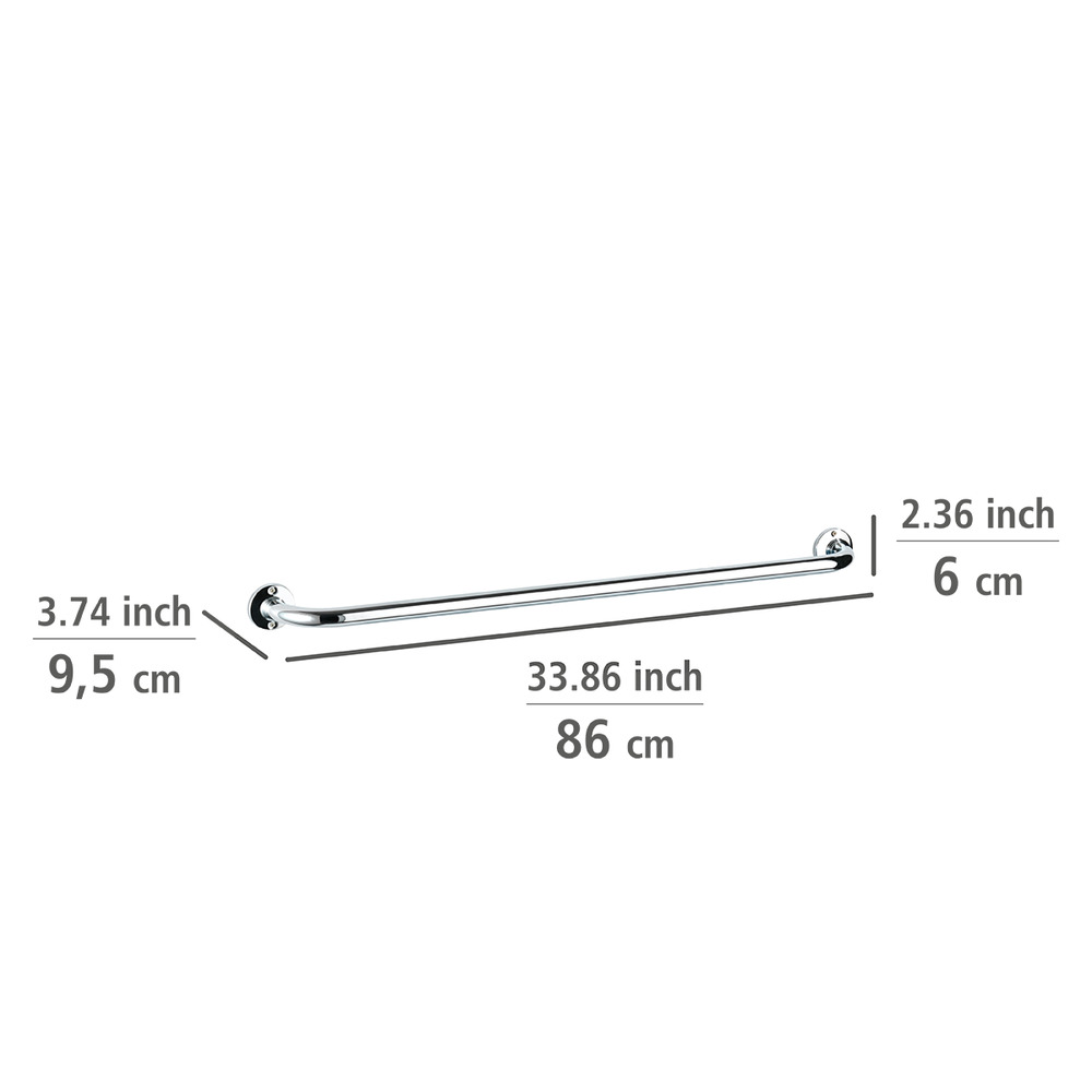 Badetuchstange Mod. Basic 80 cm  rostfreier Edelstahl