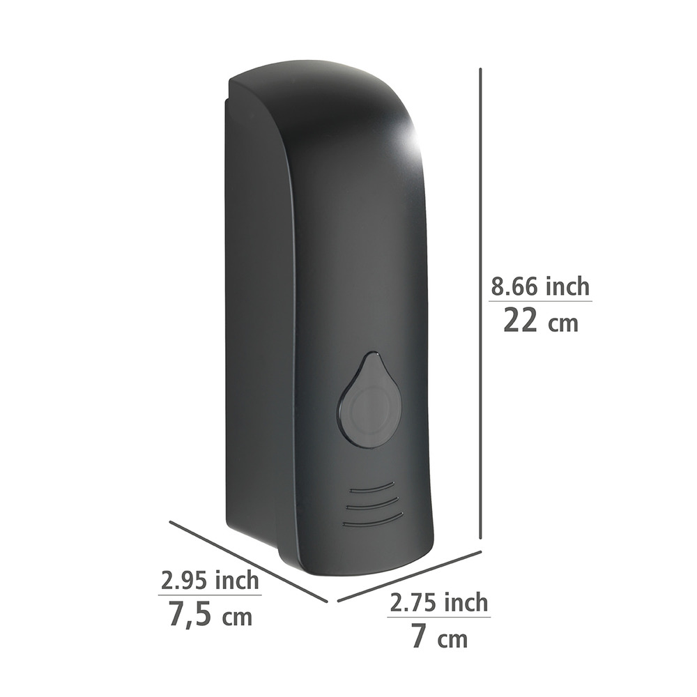 Desinfektionsmittel-Spender Mod. Ranera S Schwarz  Seifenspender & Desinfektionsspender, Füllmenge: 280 ml