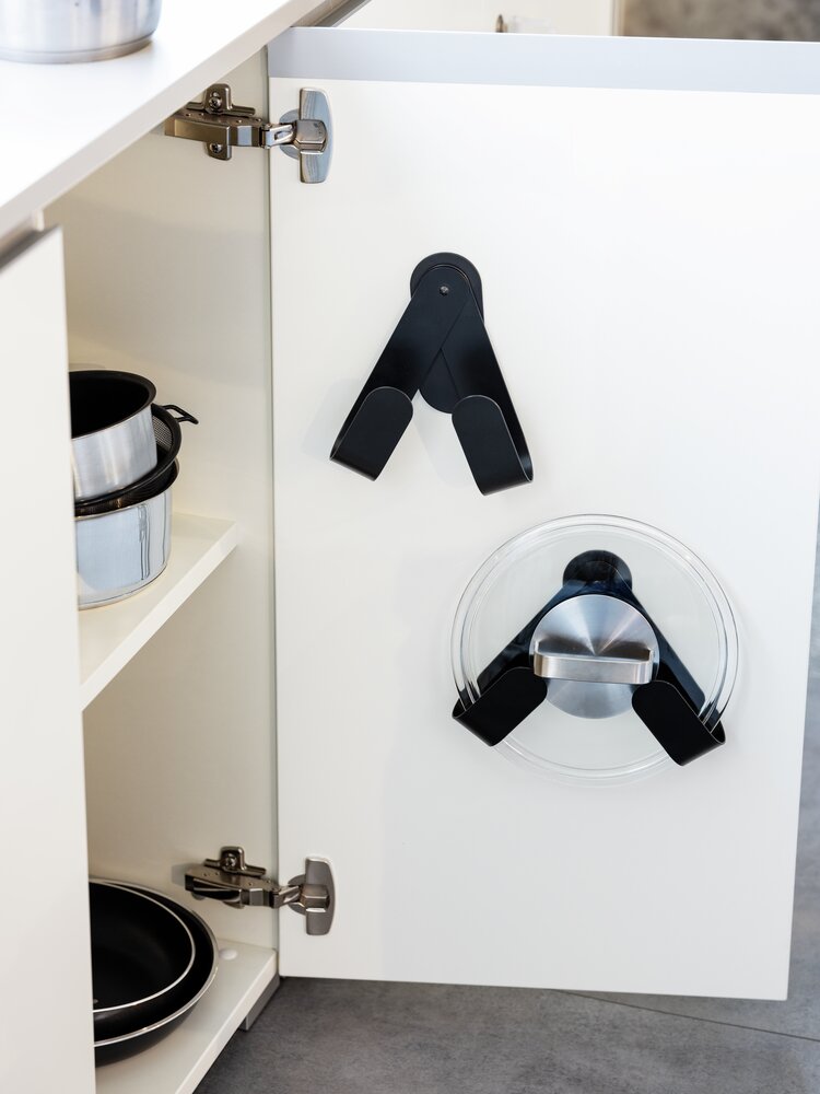 Topfdeckelhalter Mod. Tony, 2er Set  für Deckel bis Ø 28 cm