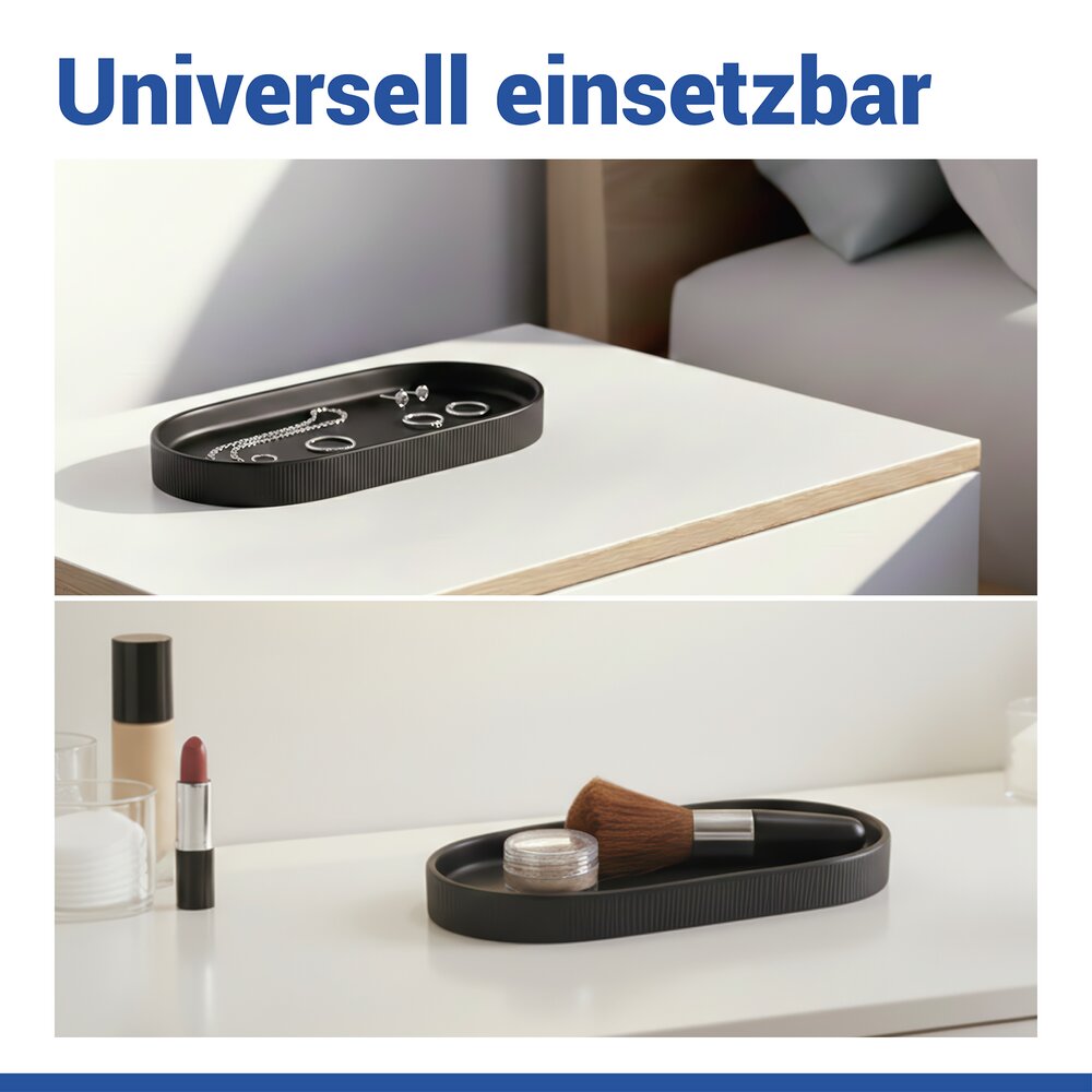 Vide-poche Mod. Fablo Noir  en céramique de haute qualité, polyvalent