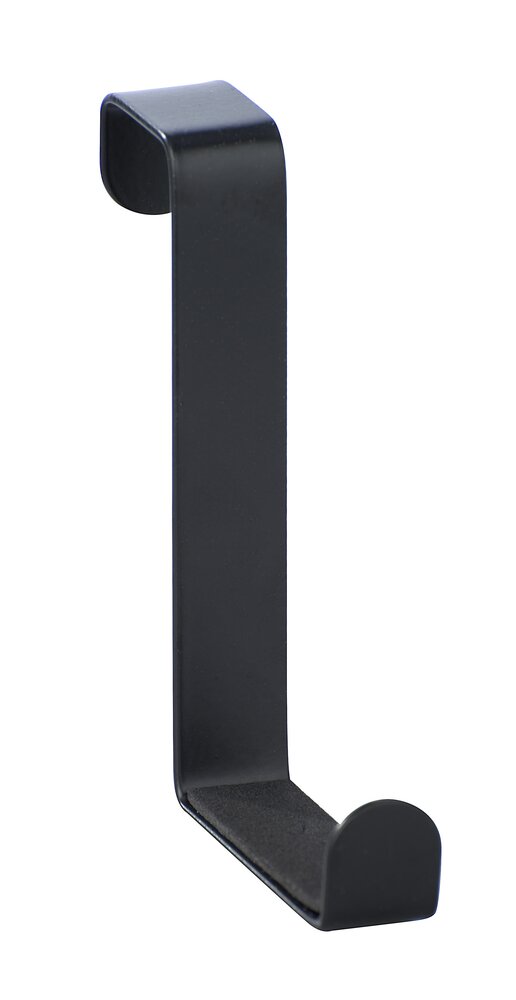 Crochet de porte noir  set de 4