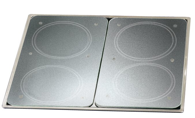 Herdabdeckplatte Universal Mod. Transparent, 2er Set  für alle Herdarten geeignet