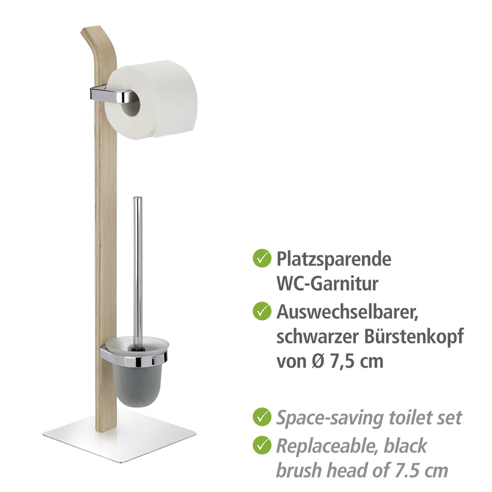 Stand WC-Garnitur Mod. Samona Nature  aus Holz