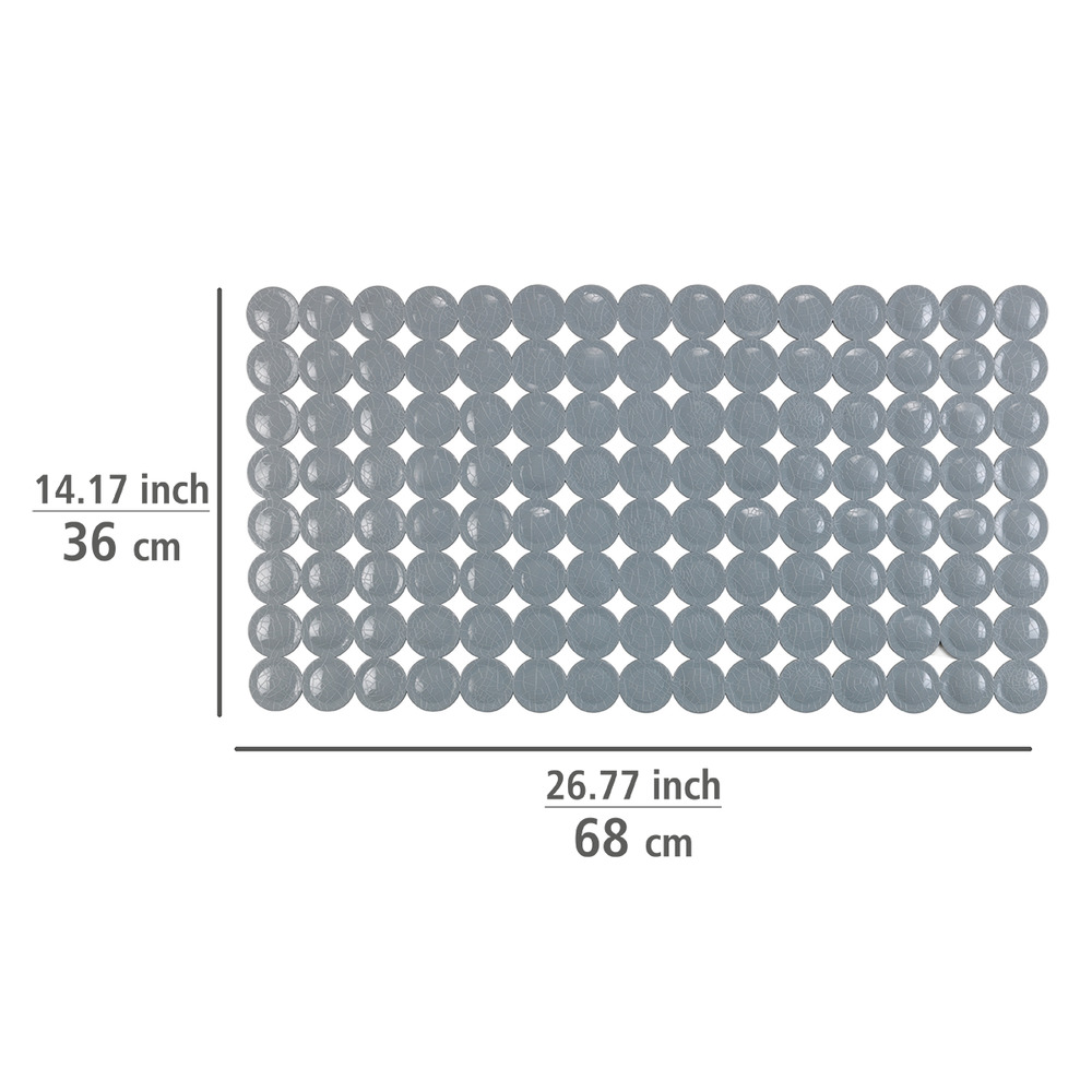 Wanneneinlage Mod. Belem Grau  67,5 x 36 cm