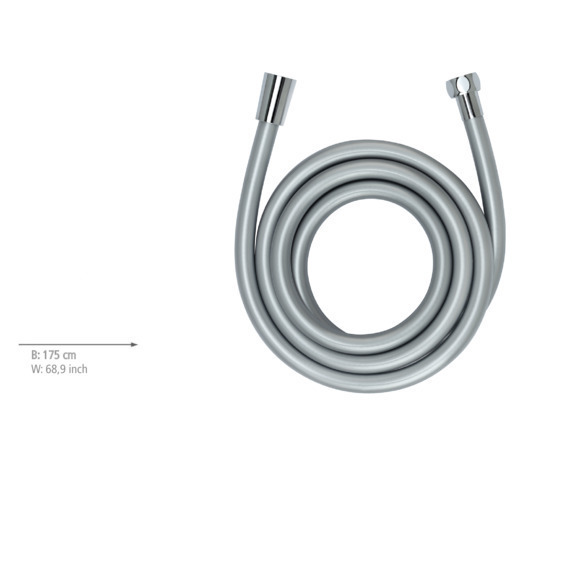 Mod. Design Duschschlauch Silber  175 cm