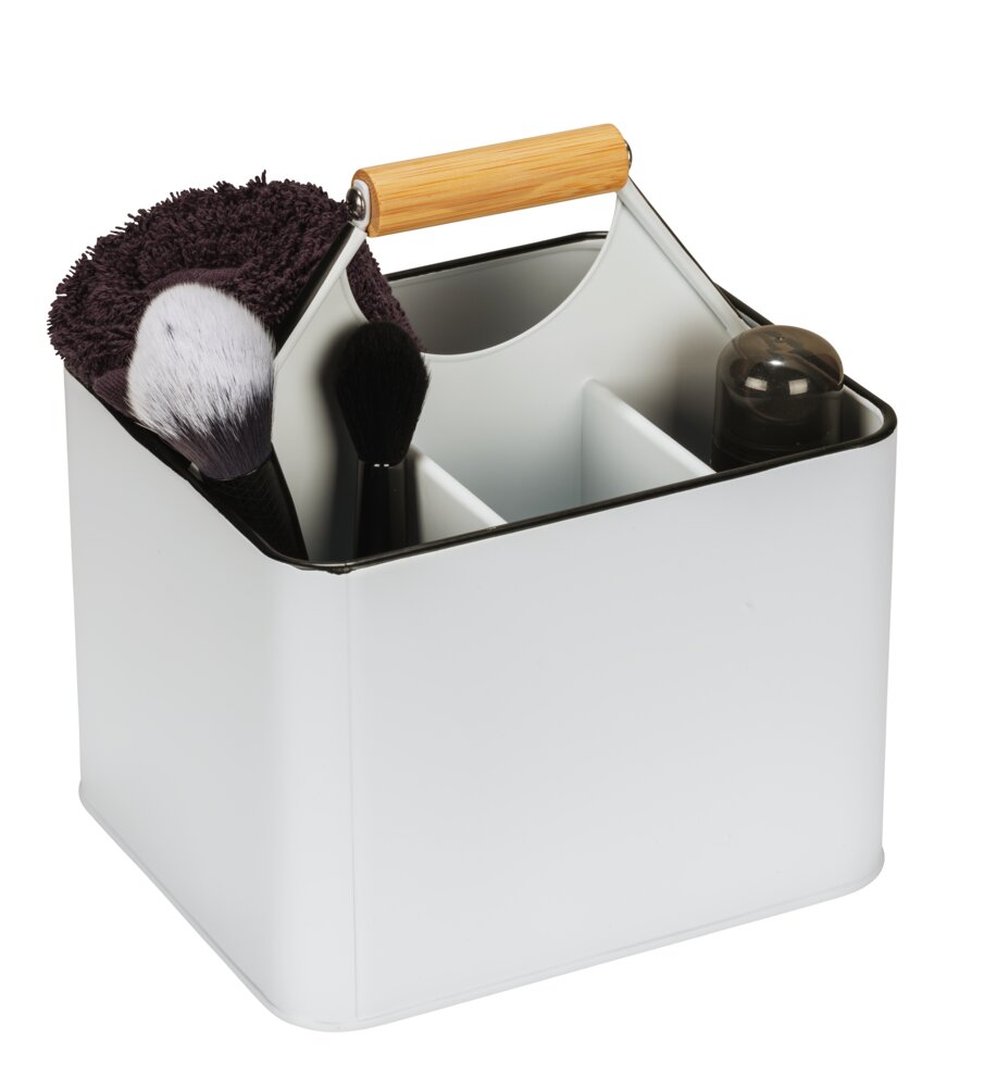 Badbox avec 4 compartiments Pali Blanc  en acier