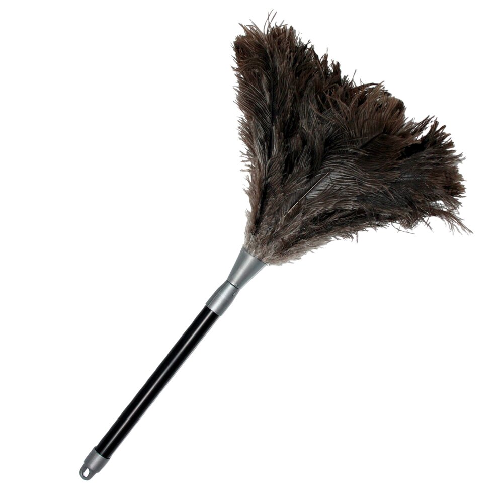 Teleskop Straußenfeder Staub-Magnet  wie ein Staubmagnet