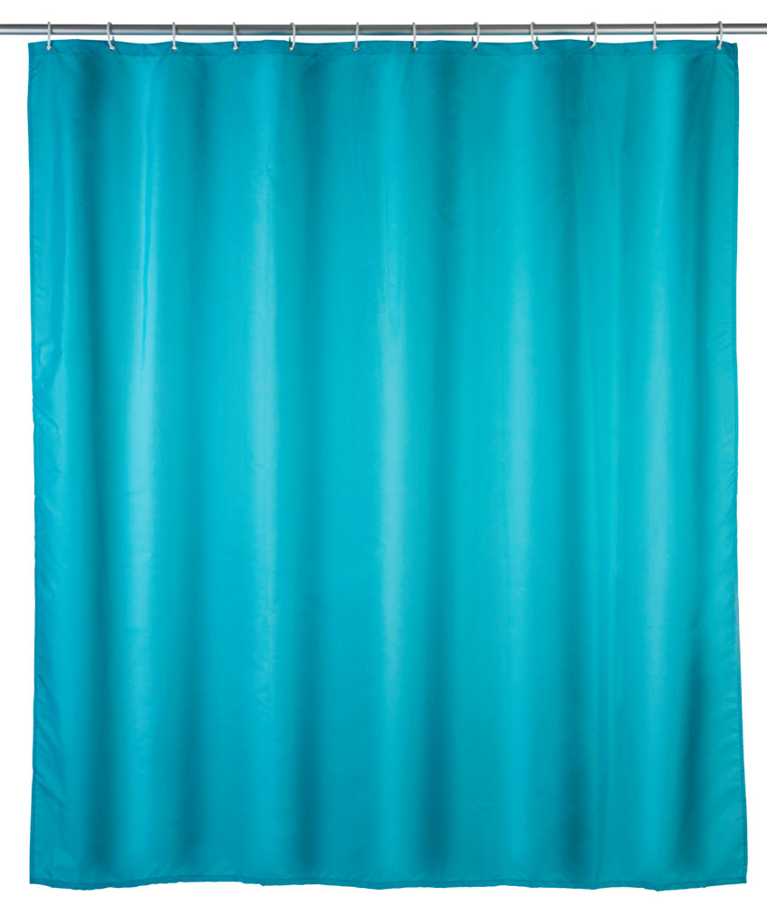 Anti-Schimmel Duschvorhang Uni Light Blue, 180 x 200 cm  waschbar