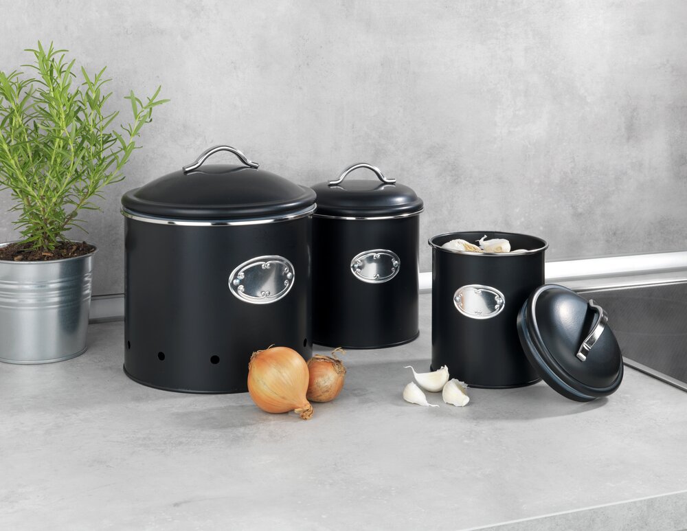 Aufbewahrungsdose Mod. Nero  mit luftdichtem Verschluss