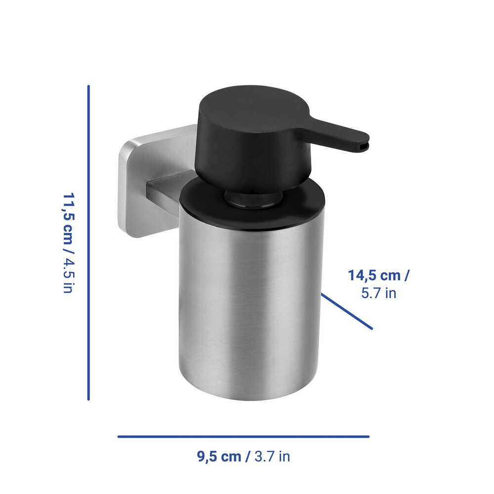Turbo-Loc® distributeur de savon Mod. Porto Matt  montage sans perçage